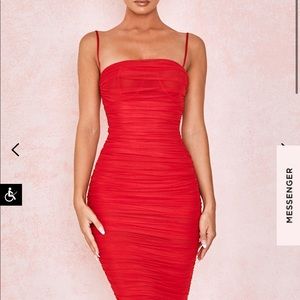 COPY - House of CB red dress SOLD OUT ONLINE